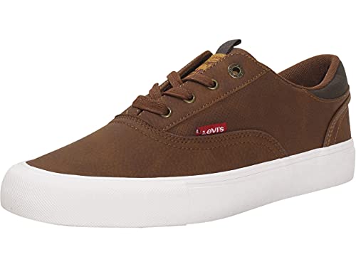 Levi's Mens Ethan WX Stacked Classic Fashion Sneaker Shoe, Tan/Brown, 10.5 M