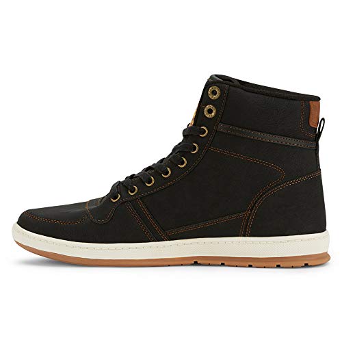 Levi's Mens Stanton Waxed UL NB Fashion Hightop Sneaker Shoe, Brown/Tan, 10.5 M