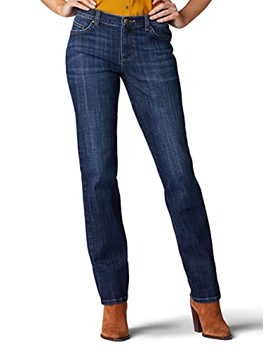 Lee Women's Relaxed Fit Straight Leg Jean, Bewitched, 14