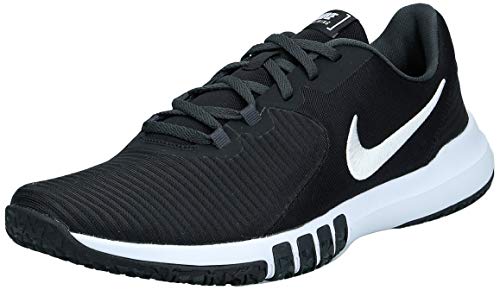 Nike Men's Flex Control TR4 Cross Trainer, Black/White-Dark Smoke Grey-Smoke Grey, 10.5 Regular US