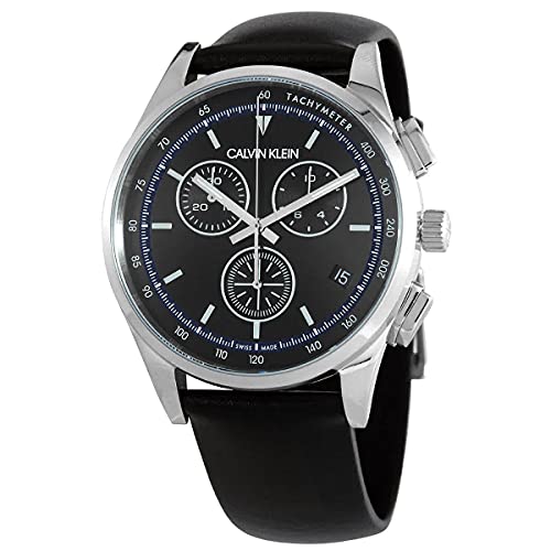 Calvin Klein Completion Chronograph Quartz Black Dial Men's Watch KAM271C1